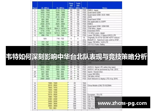 韦特如何深刻影响中华台北队表现与竞技策略分析